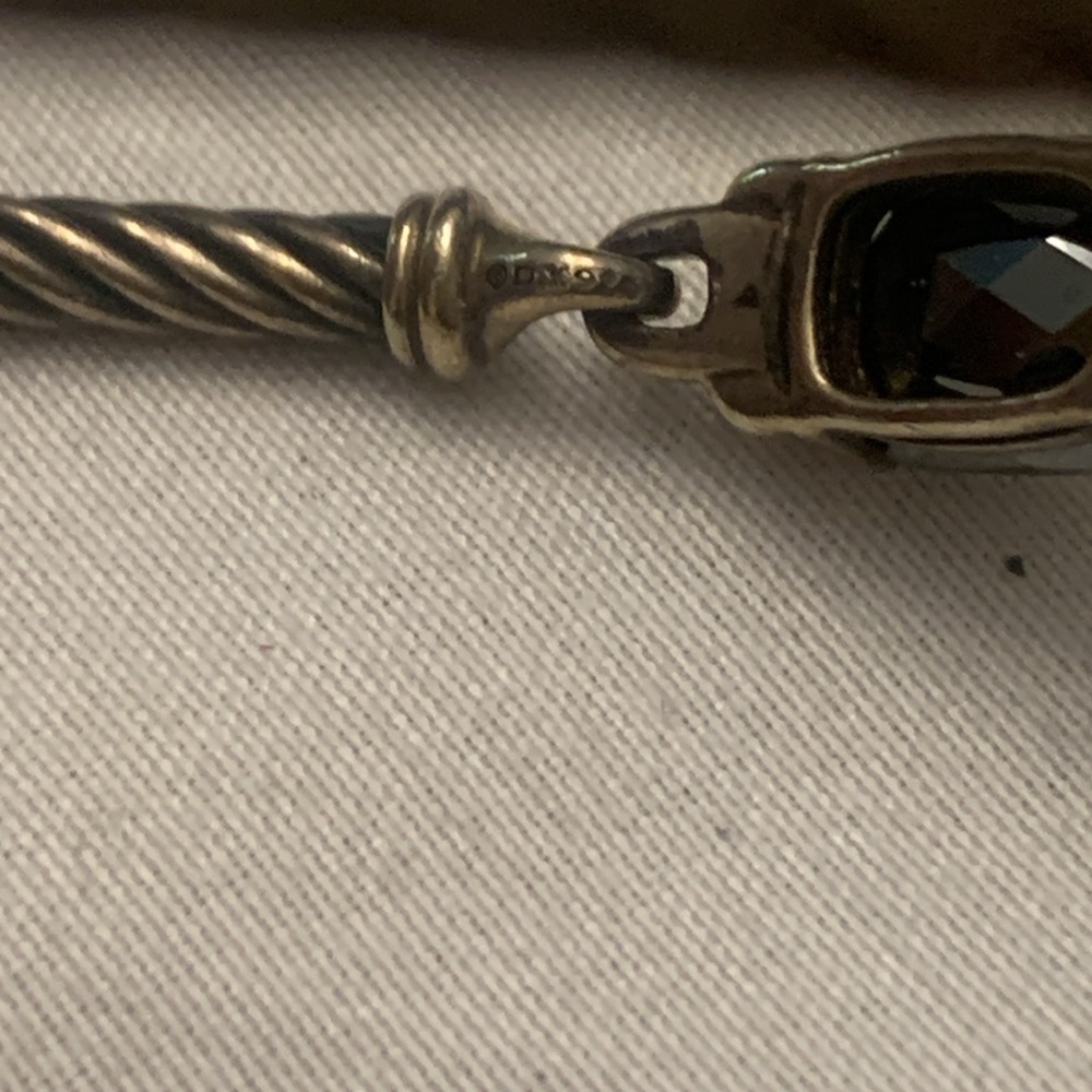 David Yurman Silver Cable Bracelet - Picture 4 of 4